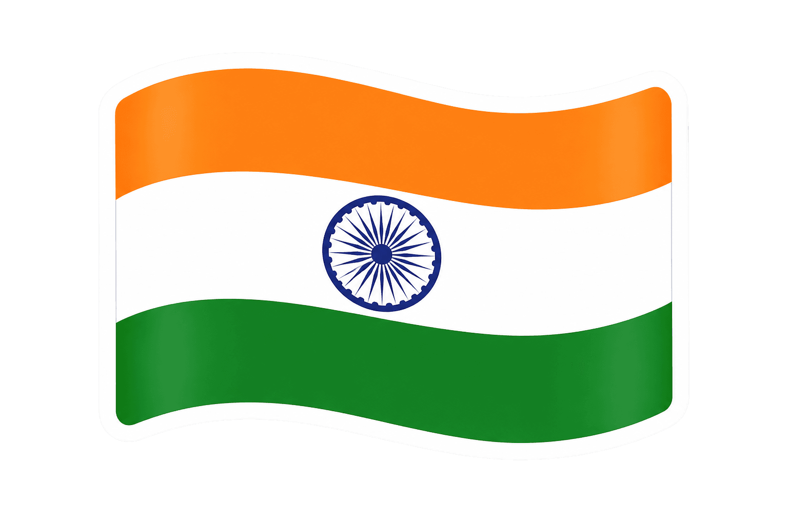 India flag sticker